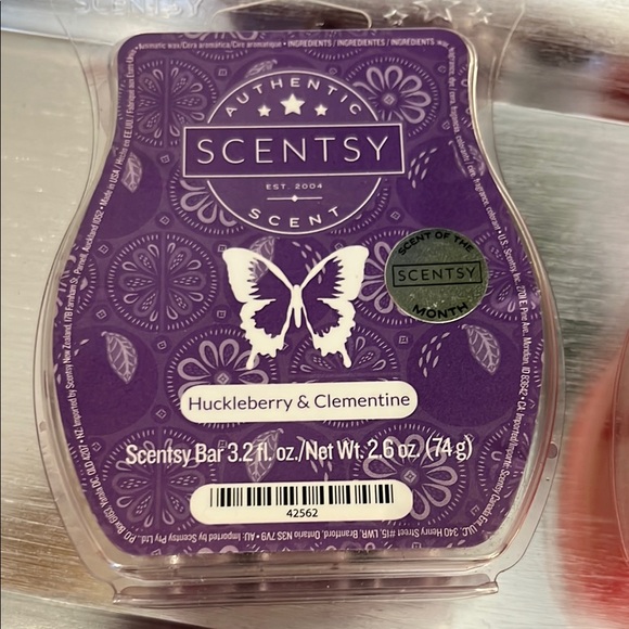Scentsy Huckleberry Clementine Dazzling Pomegranate Wax Bars - Picture 2 of 7